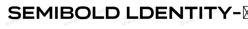 SemiBold ldentity字体转换 SemiBold ldentity字体转换